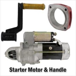 Starter Motor & Crank Handle