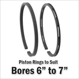 Piston Rings - 6" to 7"