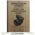 Ronaldson Tippett Type "N" Instruction Manual & Parts List