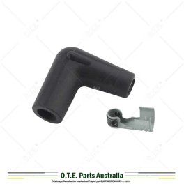 Spark Plug Terminal Crimp Type with Cover - 90 Degree