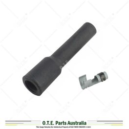 Spark Plug Terminal Crimp Type with Cover - Straight