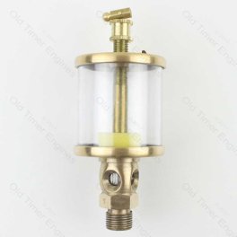 Brass Drip Feed Oiler/Lubricator 3/8 BSP x 100 ML