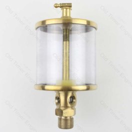 Brass Drip Feed Oiler/Lubricator 3/8 BSP x 320 ML