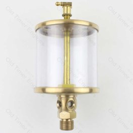 Brass Drip Sight Feed Oiler/Lubricator 1/2 BSP x 500 ML