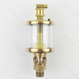 Brass Drip Feed Oiler/Lubricator 1/4 BSP x 50 ML
