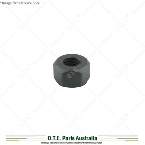 7/16" BSW Machined Hex Nuts - Plain (Black)