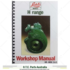 Lister Petter HR2/3 & HRW2/3 Workshop Manual