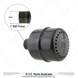 Pepper Pot Exhaust/Silencer 1" BSP Thread