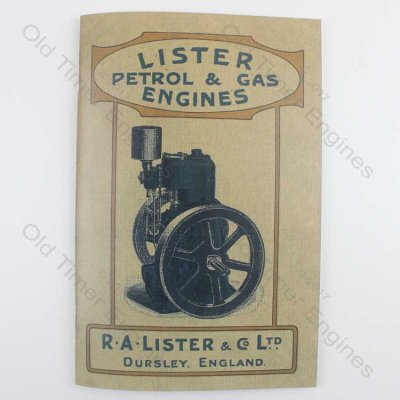 1911 Lister Petrol & Gas Engines Catalogue (Reprint)