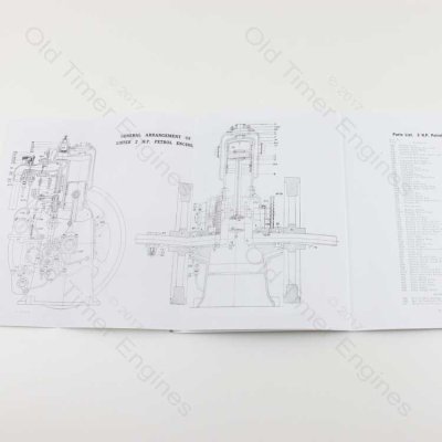 Lister Petrol & Paraffin Engine Manual for H, J, K, L, M, N, P, R, Q & Twins