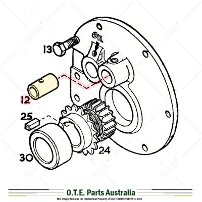Camshaft End Cover Bush for Lister A & B Junior A247