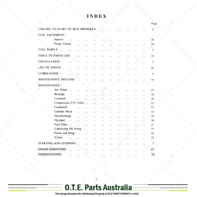 Lister CS 3.5/1, 6/1, 8/1, 12/2 Instruction Manual & Parts List