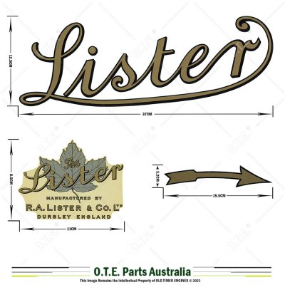 Lister Maple Leaf Decal Set
