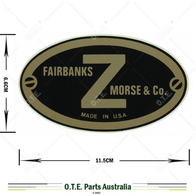 Fairbanks Morse Z Decal
