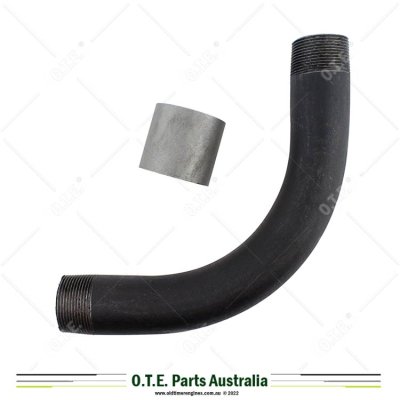 1-1/4” BSP 90 Degree Exhaust Bend & Socket H/D