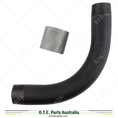 1-1/2" BSP 90 Degree Exhaust Bend & Socket H/D