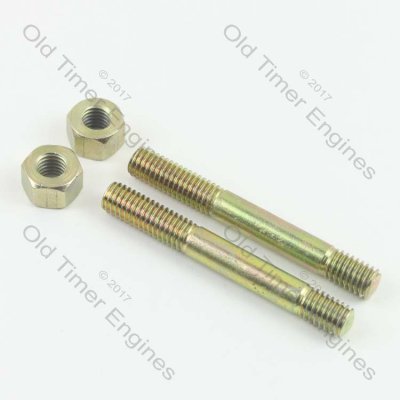 Whitworth Studs 7/16 BSW x 3.5" Long (Pair) Lister CS Injector Studs