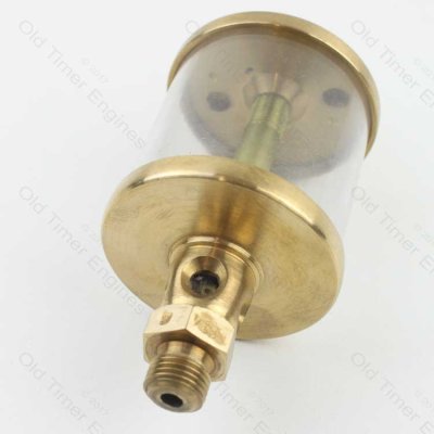 Brass Drip Feed Oiler/Lubricator 1/4 BSP x 100 ML