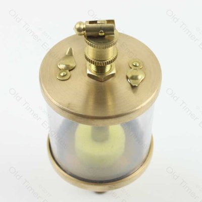 Brass Drip Feed Oiler/Lubricator 1/4 BSP x 100 ML