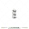 Lister Junior A, AK, B & BK Fuel Pump Spring A452